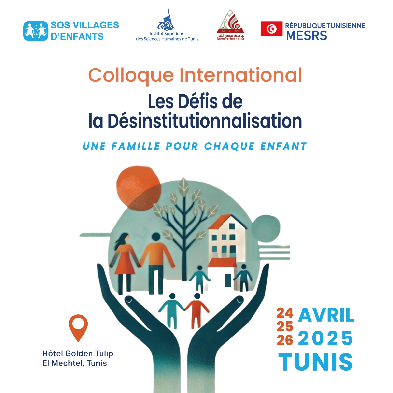 Communiqué de presse : Colloque international sur les défis de la désinstitutionalisation : « Une famille pour chaque enfant »